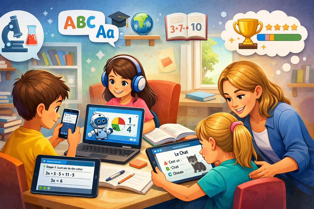 Application d’aide aux devoirs intelligente pour enfants : un nouvel allié pour l’apprentissage scolaire